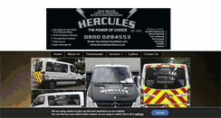 Desktop Screenshot of herculesservices.co.uk