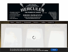 Tablet Screenshot of herculesservices.co.uk